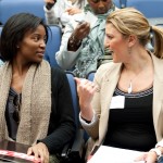 Participants dig into an exercise