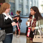 Networking - Richa and Kristina at break